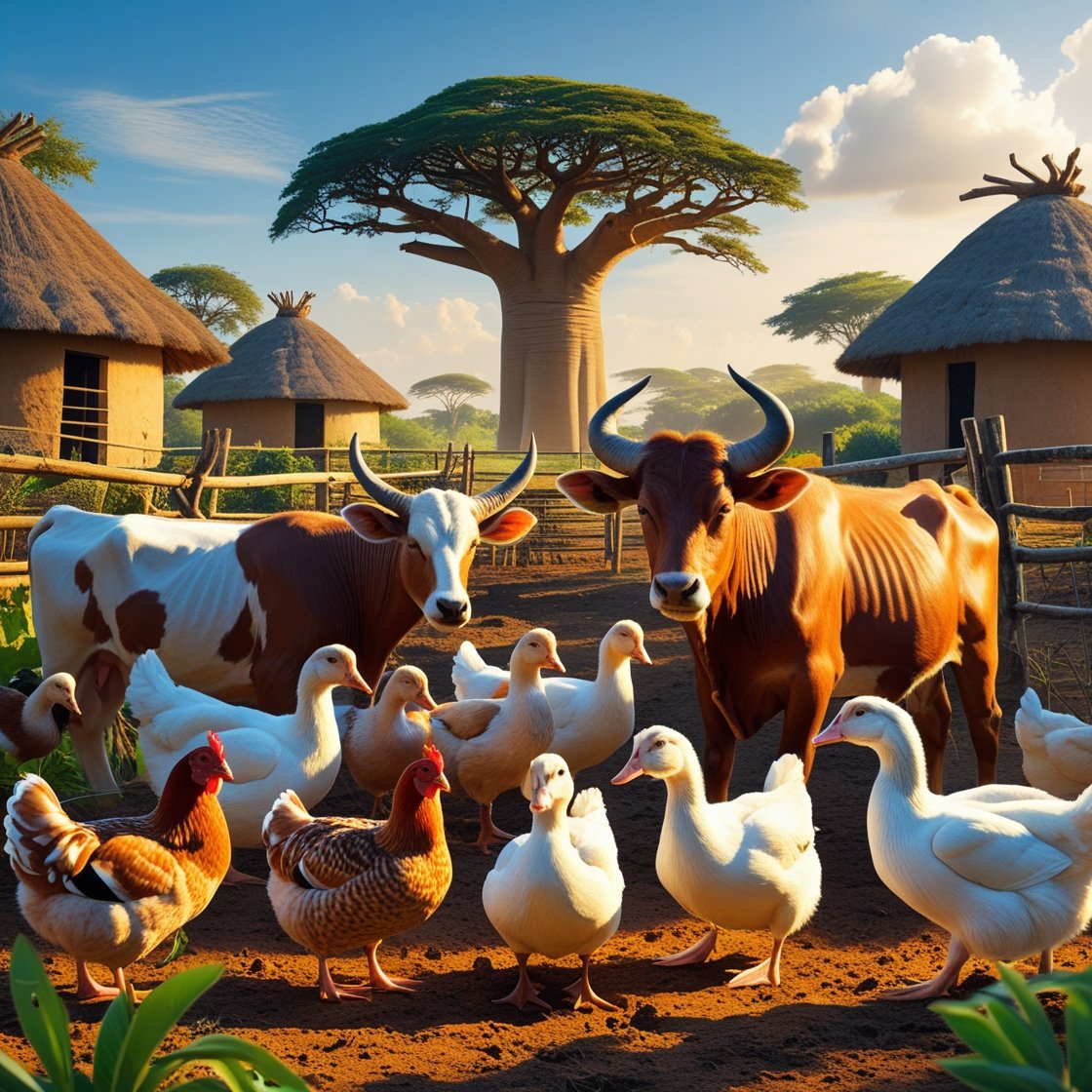 Farm management illustration